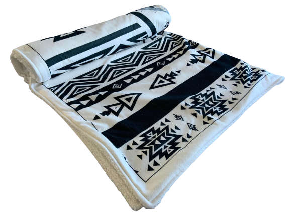 Tactical Overland | Navajo Print | Queen Size Reversible Black/White