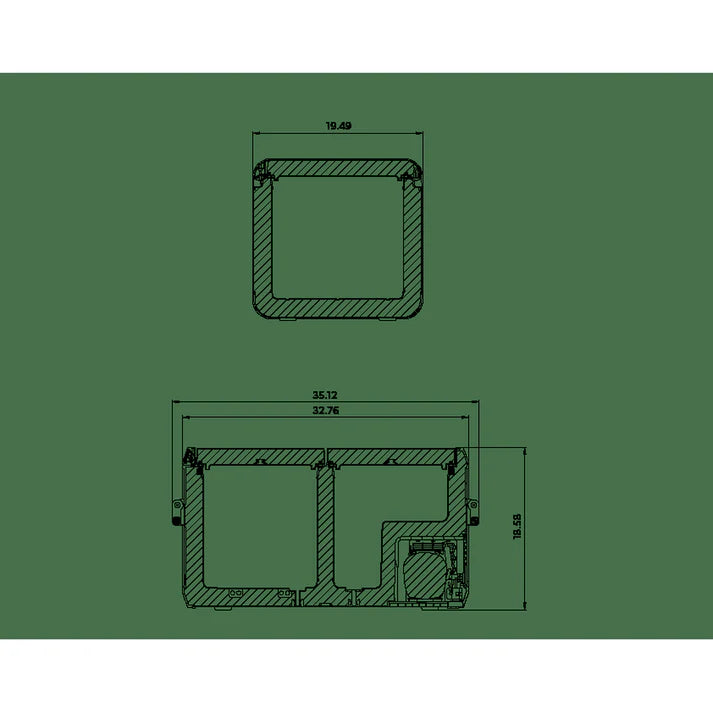 Dometic CFX3 75 Powered Cooler Dual Zone